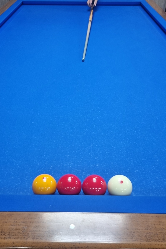 친구들과 당구치기