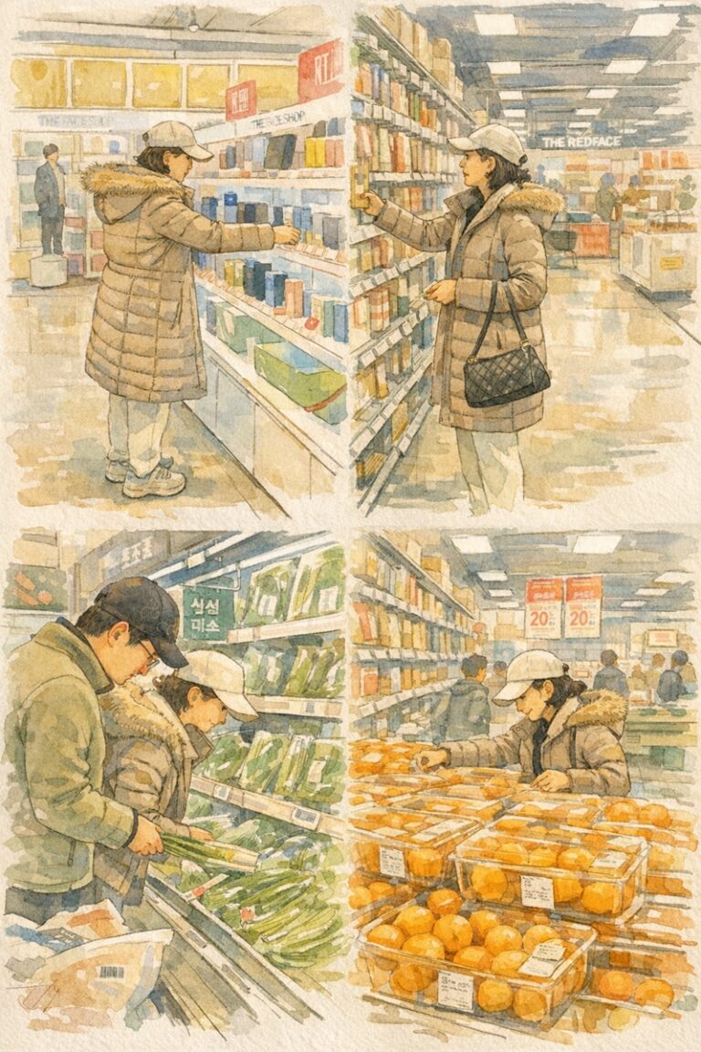 아내와 쇼핑하기